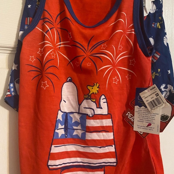 NWT Peanuts Snoopy Panama Set - Picture 3 of 5